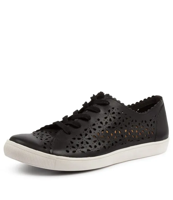 Women ZIERA Dima Xf Black Leather
