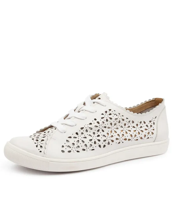 Women ZIERA Dima Xf White Leather