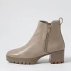 Women DJANGO & JULIETTE Dinis Ash Leather Ankle Boots