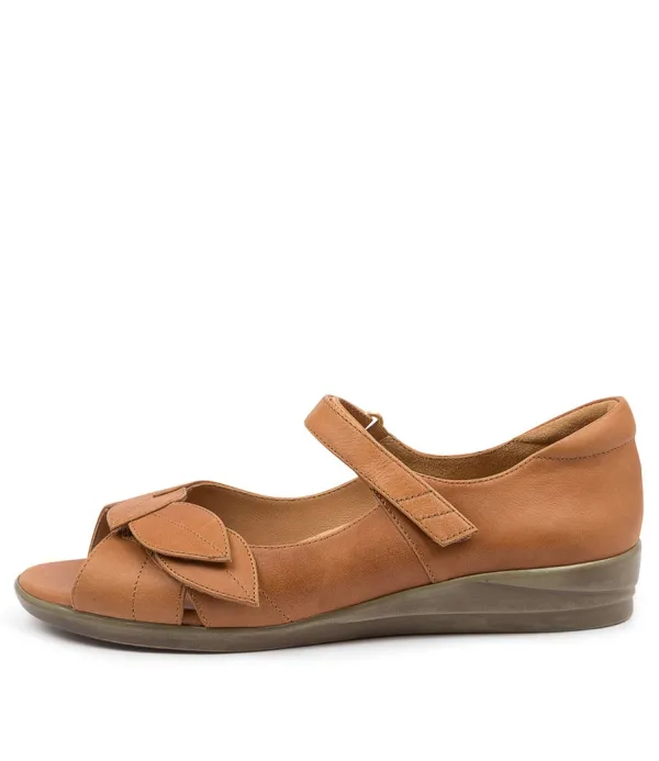 Women ZIERA Disco W Tan Leather