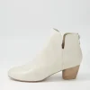 Women DJANGO & JULIETTE Dollars Almond Leather Ankle Boots