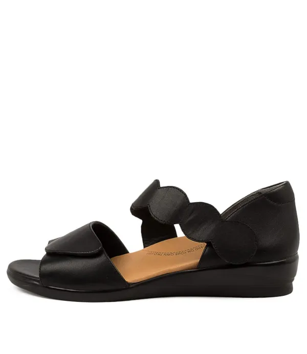 Women ZIERA Donato W Black Leather