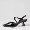 Women DJANGO & JULIETTE Dovie Black Patent Leather Heels