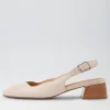 Women ZIERA Ebbiez W Nude Leather Heels