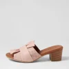 Women DIANA FERRARI Enom Blush Leather Sandals