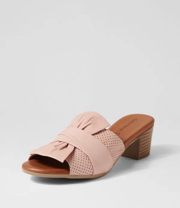 Women DIANA FERRARI Enom Blush Leather Sandals