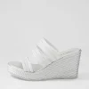 Women DJANGO & JULIETTE Enrica Silver Vinylite Sandals