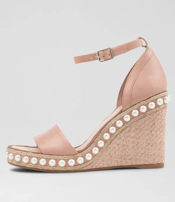 Women TOP END Epra Cafe Leatherwedge Espadrilles