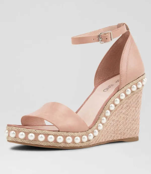 Women TOP END Epra Cafe Leatherwedge Espadrilles