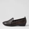 Women SUPERSOFT Errin Black Leather Loafers
