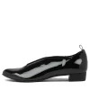 Women DJANGO & JULIETTE Esker Black Patent Leather Flat Shoes