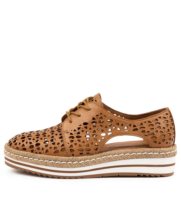 Women DJANGO & JULIETTE Essa Dk Tan Leather