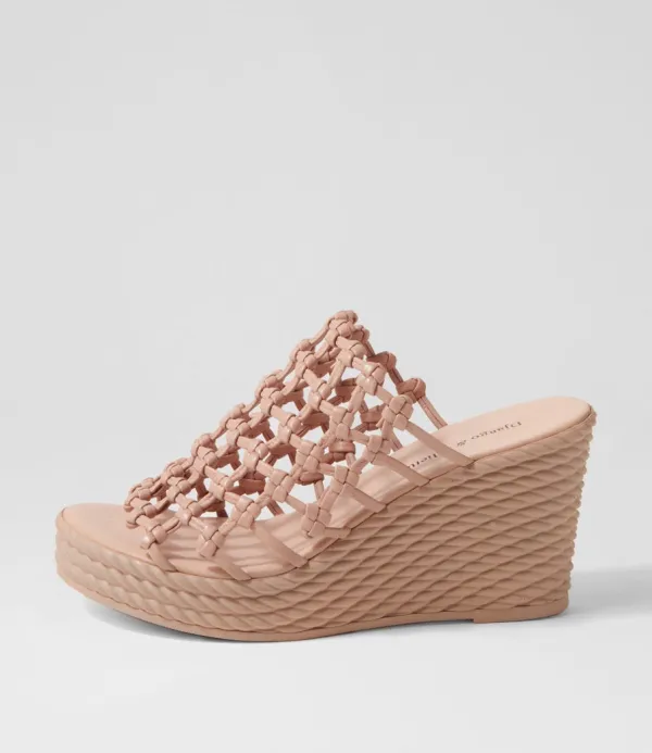 Women DJANGO & JULIETTE Essexx Rose Leather Sandals