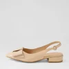 Women DJANGO & JULIETTE Evenning Nude Patent Leather Flat Shoes