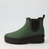 Women DIANA FERRARI Everlane Olive Black Gumboots