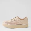 Women DJANGO & JULIETTE Fabia Nude Jewels Leather Sneakers