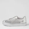 Women DJANGO & JULIETTE Fabia Silver Jewels Leather Sneakers