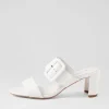 Women DIANA FERRARI Feebies White Leather Sandals