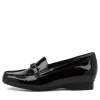 Women ZIERA Fenders Xf Black Patent Leather Loafer