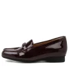 Women ZIERA Fenders Xf Bordeaux Patent Leather Loafer