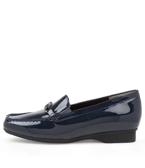 Women ZIERA Fenders Xf Navy Patent Leather Loafer