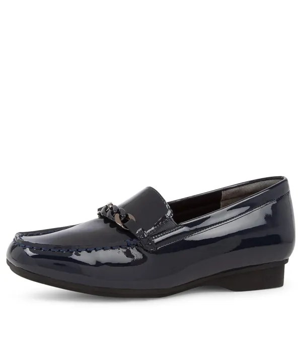 Women ZIERA Fenders Xf Navy Patent Leather Loafer