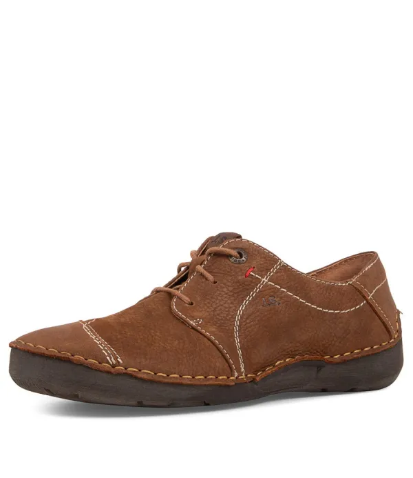 Women JOSEF SEIBEL Fergey 20 Castagne Leather Sneakers