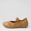 Women JOSEF SEIBEL Fergey 80 Cognac Leather Mary Janes
