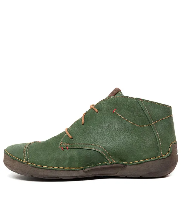 Women JOSEF SEIBEL Fergey 18 Green Leather