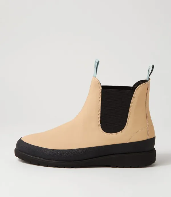 Women ROLLIE Fields Chelsea X Cream Leather Chelsea Boots