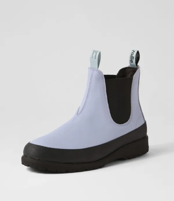 Women ROLLIE Fields Lavender Leather Chelsea Boots