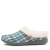 Women ZIERA Fifi Xw Blue Check Fabric