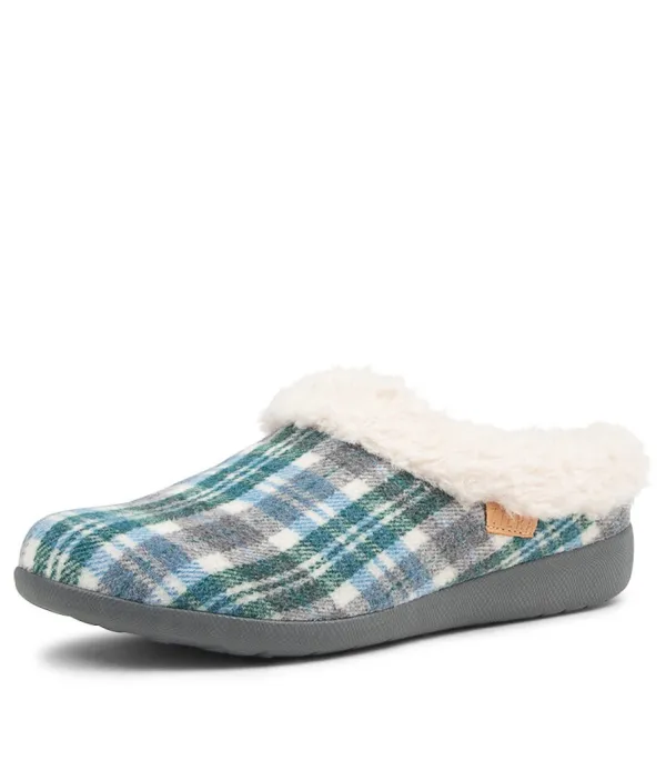 Women ZIERA Fifi Xw Blue Check Fabric