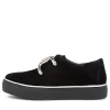 Women DJANGO & JULIETTE Filpy Black Suede Sneakers Black Sole