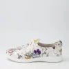 Women ZIERA Finar Xf White Fields Leather Sneakers