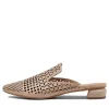 Women DJANGO & JULIETTE Flan Nude Leather Mules