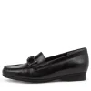 Women ZIERA Flossys Xf Black Leather Loafers