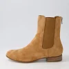 Women DJANGO & JULIETTE Flukie Toffee Suede Ankle Boots