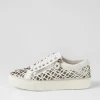 Women DJANGO & JULIETTE Flynng White Leather Sneakers