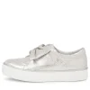Women DJANGO & JULIETTE Folko Silver Leather Sneakers