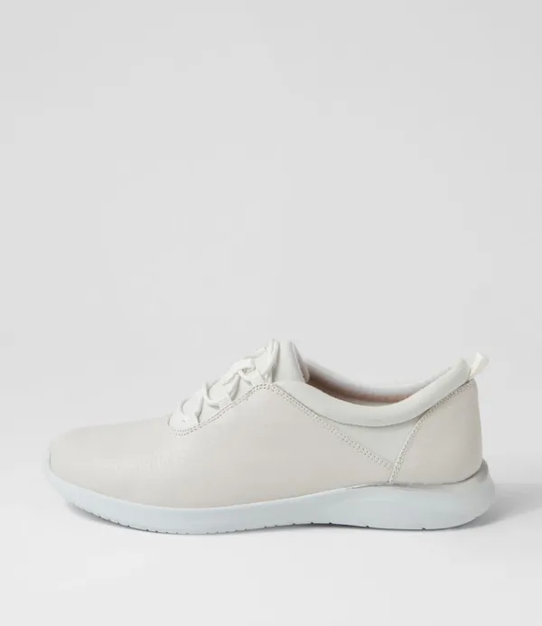Women ZIERA Fox Xf Optic White Leather