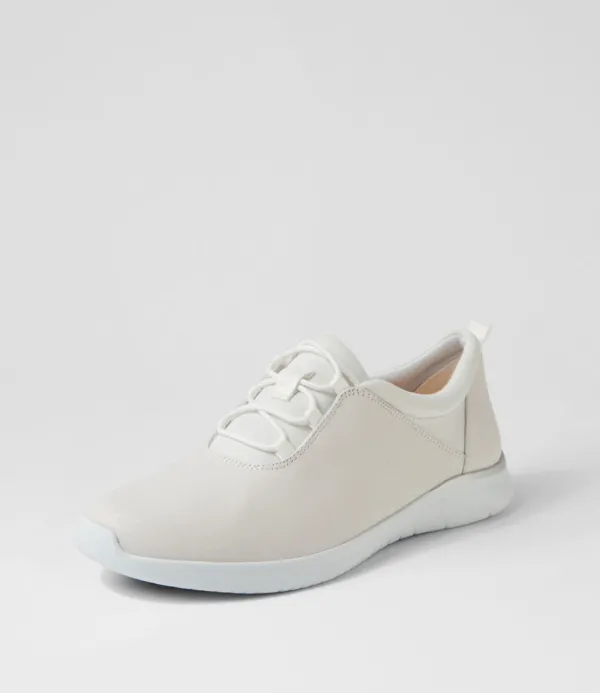 Women ZIERA Fox Xf Optic White Leather