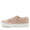 Women DJANGO & JULIETTE Froggy Nude Leather Sneakers