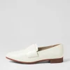 Women DJANGO & JULIETTE Gabrian Ivory Patent Leather Loafers
