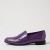 Women DJANGO & JULIETTE Gabrian Purple Patent Leather Loafers