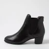 Women ZIERA Gadore W Black Leather Chelsea Boots