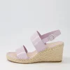 Women TOP END Gaga Lilac Patent Leather Espadrilles
