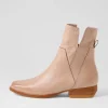 Women TOP END Gaines Cafe Leather Ankle Boots