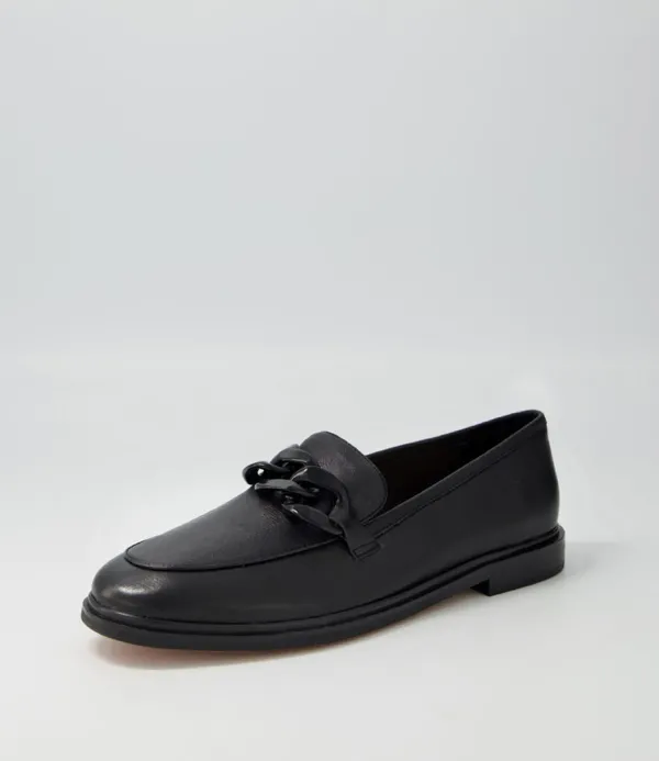 Women MOLLINI Gapril Black Leather Loafers