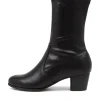 Women ZIERA Genevey W Black Ankle Boots Bh